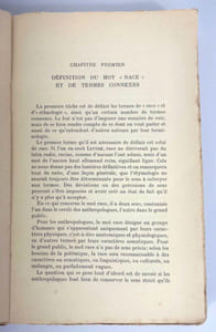 La race, les races. Mise au point d'ethnologie somatique