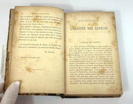 L'évolution et l'origine des espèces. Thomas Huxley
