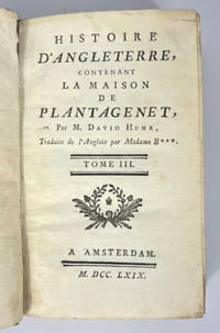 Histoire d'Angleterre, contenant la maison de Plantagenet, vol. 3 et 4