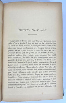 La guerre de trente ans. Destin d'un âge, 1909-39. Henri Massis