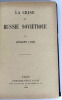 La crise en Russie soviétique. Jacques Lyon