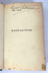 Raspoutine (1863-1916). D'après les documents russe et les archives privées de l'auteur