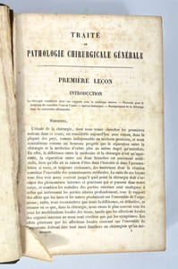 Éléments de pathologie chirurgicale générale