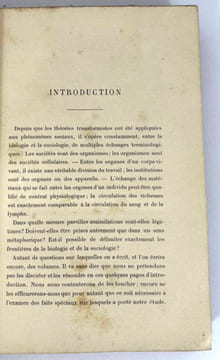 L'évolution régressive en biologie et en sociologie. Jean Demoor, Jean Massart et Émile Vandervelde