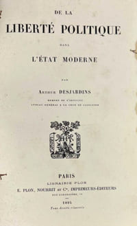 De la liberté politique dans l'État moderne