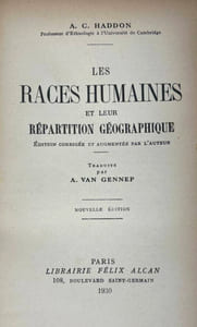 Les races humaines et leur répartition géographique