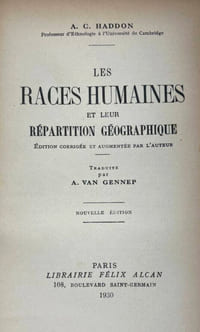 Les races humaines et leur répartition géographique