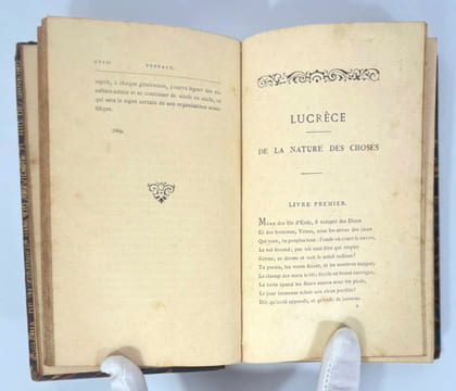 Oeuvre de Sully Prudhomme. Poésies, 1878-1879 - Lucrèce : De la Nature des choses, 1er Livre. La Justice. Sully Prudhomme, Lucrèce