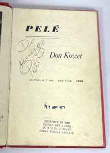 Pelé by Don Kowet [signé par Pelé / signed by Pelé]