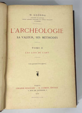 L'archéologie: sa valeur, ses méthodes. Waldemar Deonna