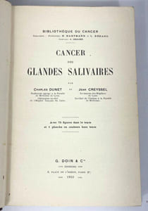 Le cancer des glandes salivaires