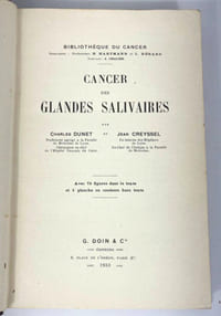 Le cancer des glandes salivaires