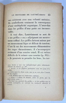 Lautréamont [signé]. Gaston Bachelard