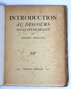 Introduction au Discours sur le peu de réalité