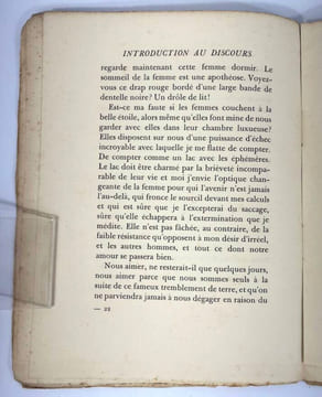 Introduction au Discours sur le peu de réalité. André Breton