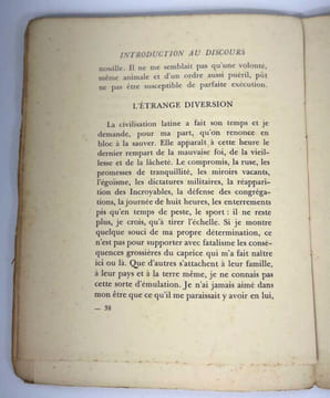 Introduction au Discours sur le peu de réalité. André Breton