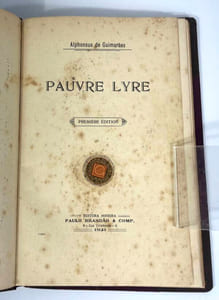 Pauvre lyre [signé]