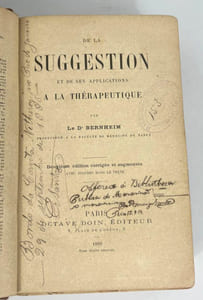 De la suggestion et de ses applications à la thérapeutique