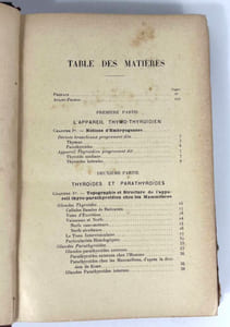 L'appareil thymo-thyroïdien : thyroïdes, parathyroïdes, thymus. Anatomie, physiologie, pathologie
déductions thérapeutiques