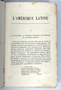 Les états latins de l'Amérique

Mexique, Pérou, Chili, républiques diverses, Brésil, Cuba, etc.