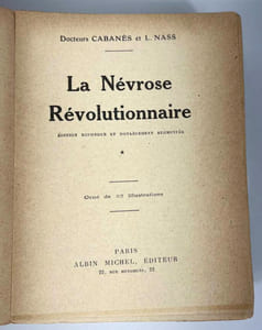 La névrose révolutionnaire