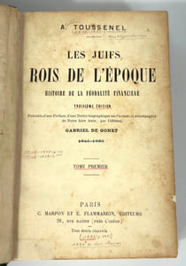 Les juifs rois de l'époque. Histoire de la féodalité financière