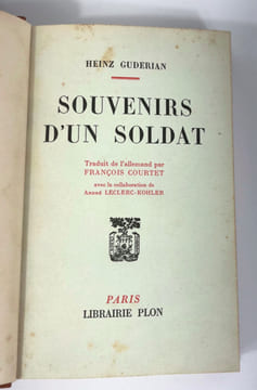 Souvenirs d'un soldat. Heinz Guderian