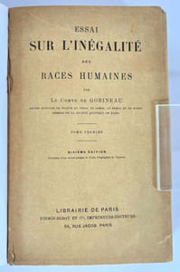 Essai sur l'inégalité des races humaines