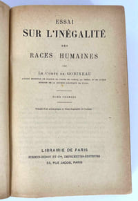 Essai sur l'inégalité des races humaines