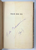 Furacão sobre Cuba. Jean-Paul Sartre [dédicace manuscrite de Simone de Beauvoir]