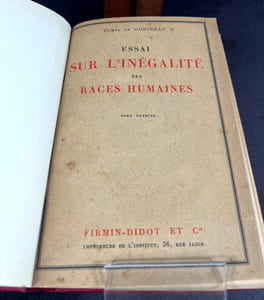Essai sur l'inégalité des races humaines