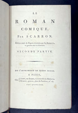 Roman comique. Paul Scarron
