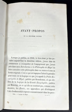 Logique de Hégel. Friedrich Hegel, A. Véra