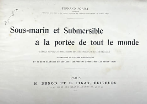 Sous-marin et submersible à la portée de tout le monde. Simple exposé sur mécanisme du sous-marin et du submersible, accompagné de figures ...