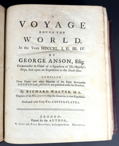 A Voyage Round the World in the Years MDCCXL, I, II, III, IV