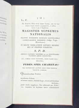 Wetboek voor de hooge graden van de Orde der Vrije-metselaren, in het Koningrijk der Nederlanden en onderhoorige landen en koloniën [Code of Law for ...