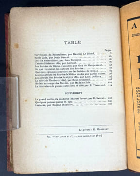 Le naturalisme et les soirées de Médan. Les marges - cahier de printemps MCMXXX. Eugène Montfort (dir.), collectif