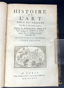 Histoire de l'art chez les anciens. Joaquim Winckelmann