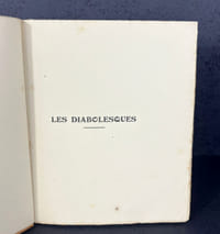 Les diabolesques. Poèmes