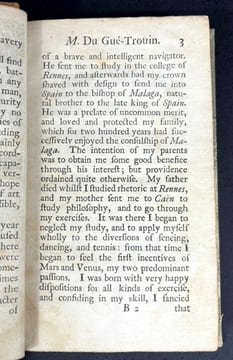 The Memoirs of the Life of M. Du Gue-Trouin, Chief of a Squadron in the Royal Navy of France. Containing an Account of all his Engagements with the ...