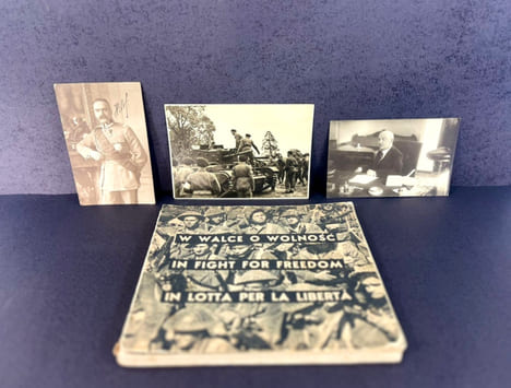 W Walce O Wolnosc / In Fight For Freedom / In Lotta Per La Libertà

+ three original Polish WW2 pictures, including a photograph of Marshal Jozef ...