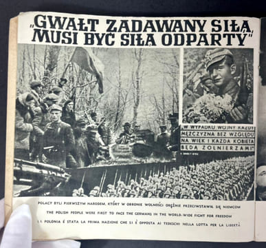 W Walce O Wolnosc / In Fight For Freedom / In Lotta Per La Libertà

+ three original Polish WW2 pictures, including a photograph of Marshal Jozef ...