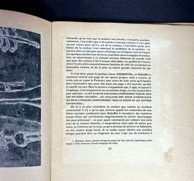 Mirobolus, Macadam & cie. Hautes pâtes de Jean Dubuffet. Michel Tapié, Jean Dubuffet