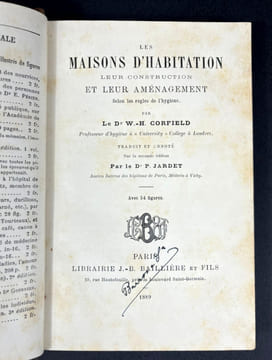 Les maisons d'habitation. Leur construction et leur aménagement. William Henry Corfield