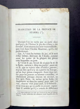 Le jeu des échecs selon la méthode de Philippe Stamma. Philippe Stamma