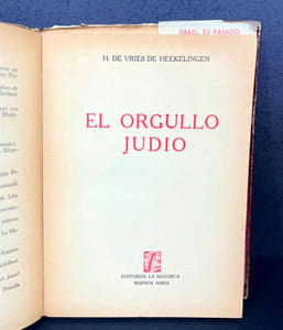 El Orgullo Judio