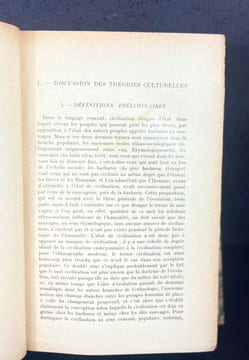 La race, les races; et L'ologénèse culturelle, Traité d'ethnologie culturelle (lot de 2 livres). George Montandon