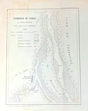 Voyage à Itaboca et à l'Itacayuna. 1er juillet 1897-11 octobre 1897. Ouvrage illustré de 76 vignettes et de 40 cartes. Henri Coudreau