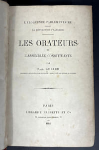 Les orateurs de l'Assemblée constituante