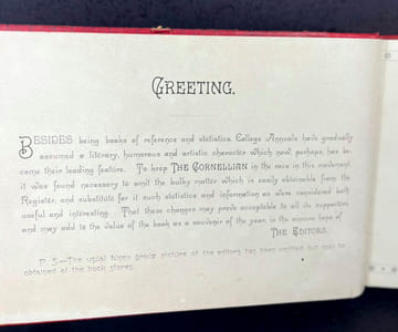 The Cornellian of 1889. Vintage University Book